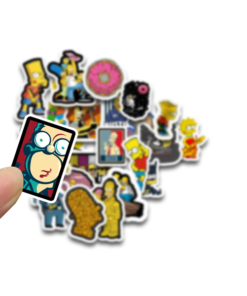 Alternative view of 21 Stickers The Simpsons Pack