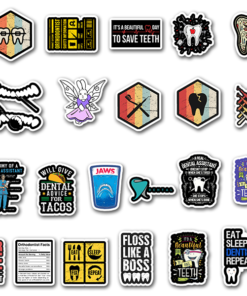 Alternative view of 22 Stickers Dentist Stickers pack