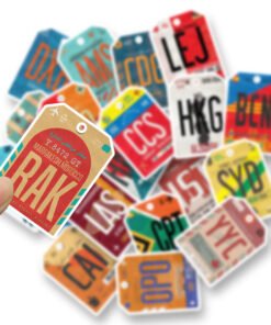 Alternative view of 20 Stickers Airport tag pack
