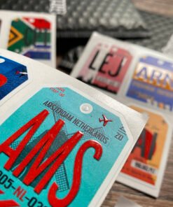 Alternative view of 20 Stickers Airport Tags Pack Premium
