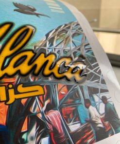 Alternative view of Sticker Grand format Casablanca -30cm x20cm