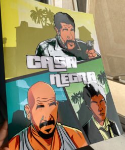 Alternative view of Sticker Grand format Casa negra - 30cm x20cm