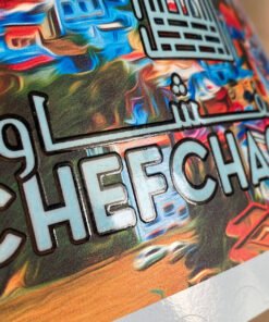 Alternative view of Sticker Grand format Chefchaouen - 30cm x20cm