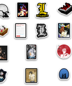 Alternative view of 15 Stickers Death note Pack